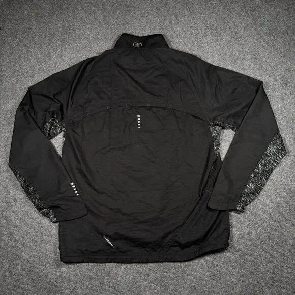 Ogio Endurance Full Zip Jacket Black Reflective Training Active Men’s Medium - Picture 3 of 7